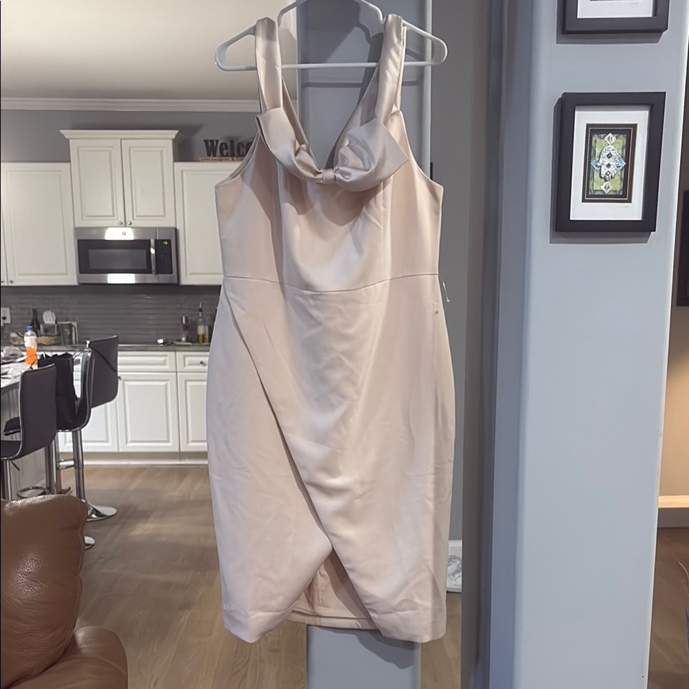 Lavish Alice Elegant Light Pink Sleeveless Dress